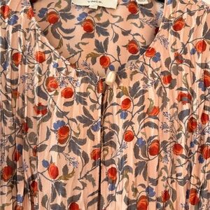 Vince Silk Pleated Blouse